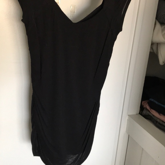 Black ruched blouse - Picture 3 of 3